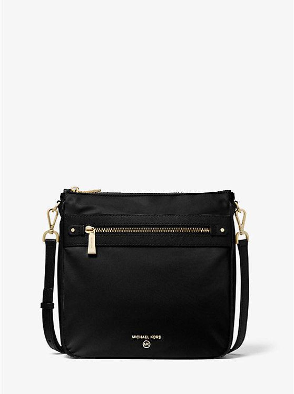 Jet Set Large Nylon Gabardine Messenger Bag