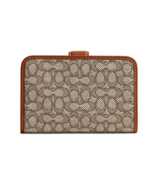 Mini Signature Jacquard Tabby Medium Wallet