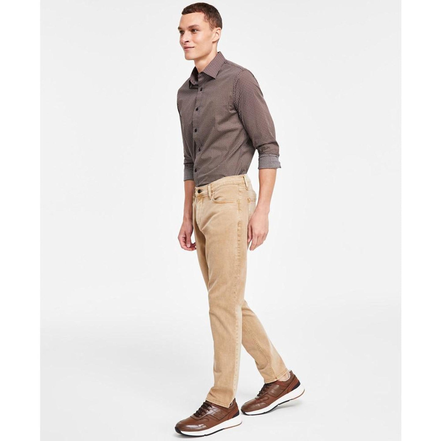 Men's Five-Pocket Pigment Dyed Jeans