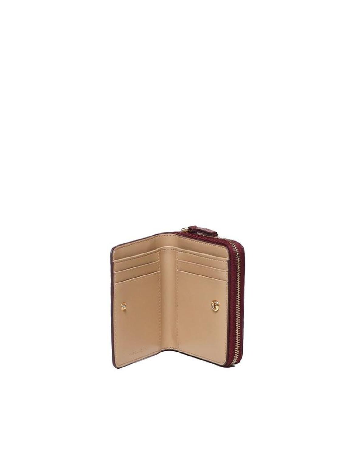 Marc Jacobs Logo Printed Zipped Mini Compact Wallet