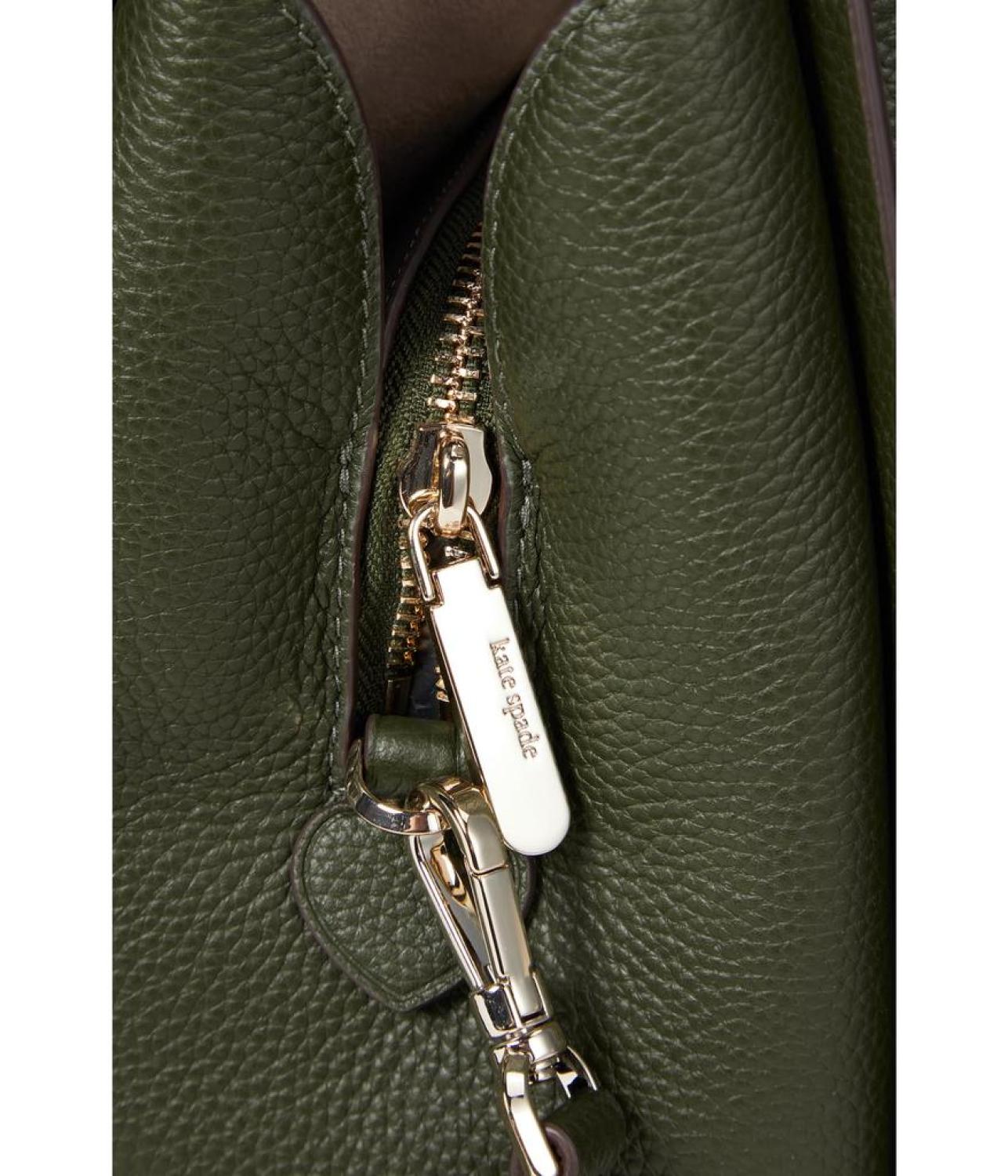 Knott Pebbled Leather Medium Crossbody Tote
