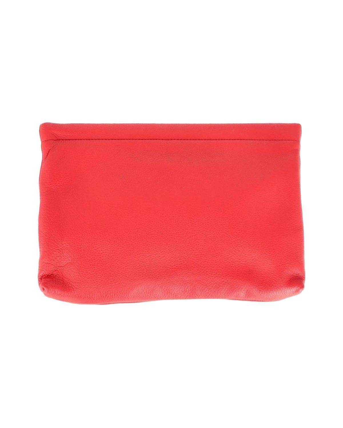 Marc by Marc Jacobs Can't Clutch in Red Leather