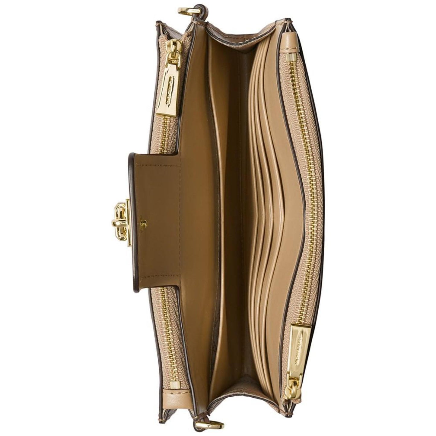 Ruby Small Double Zip Leather Crossbody