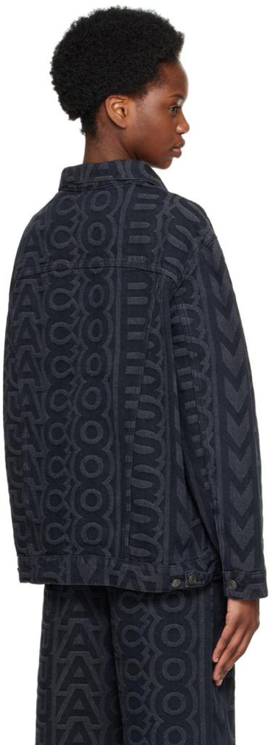 Black 'The Monogram' Denim Jacket