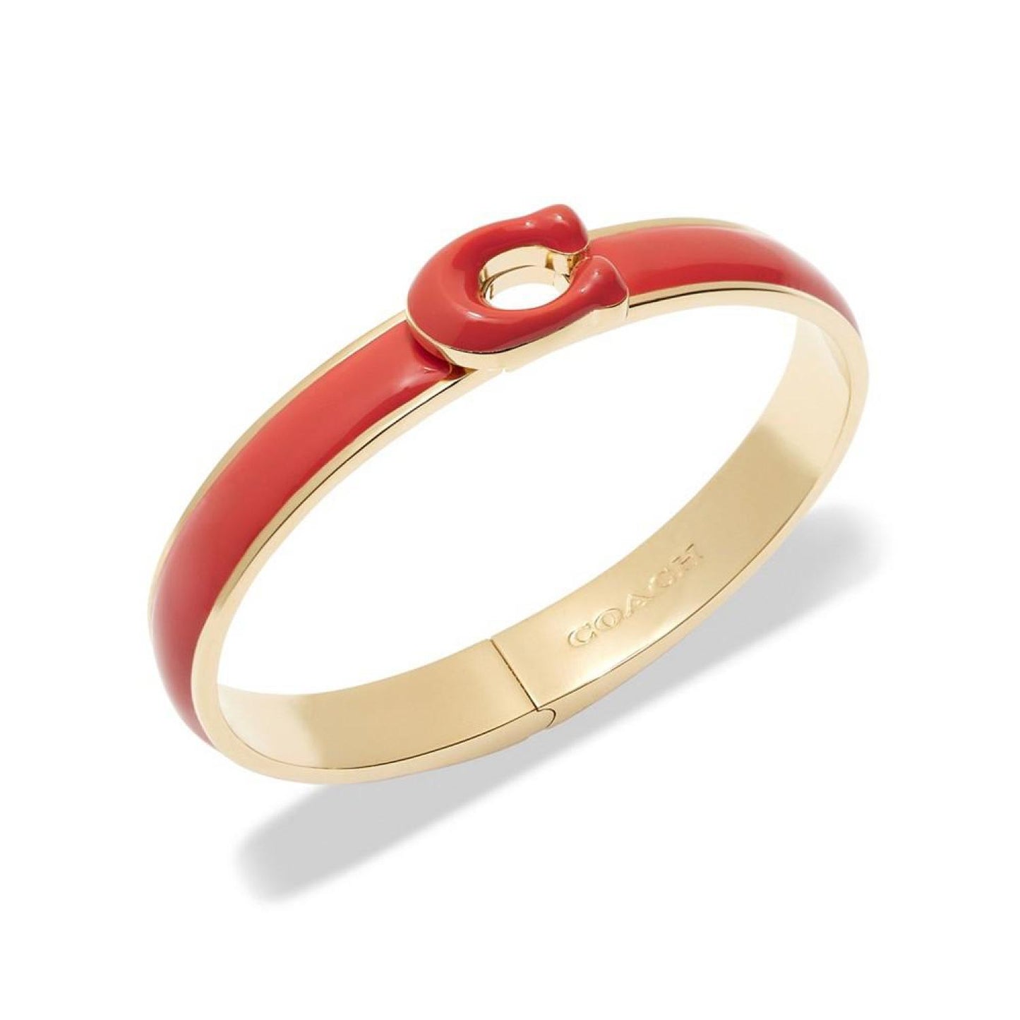 Signature Enamel Tabby Bangle Bracelet