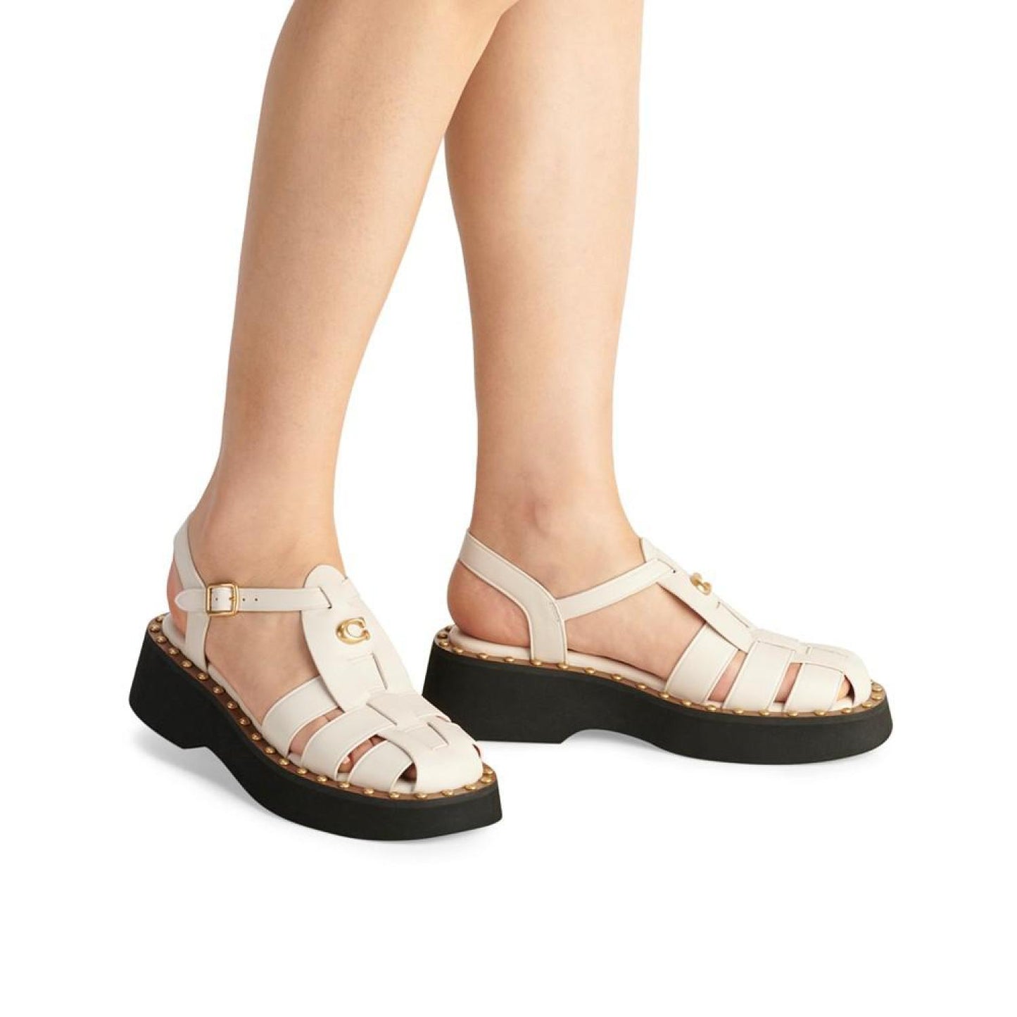 Women's Vivienne Fisherman C Studded Flat Sandals