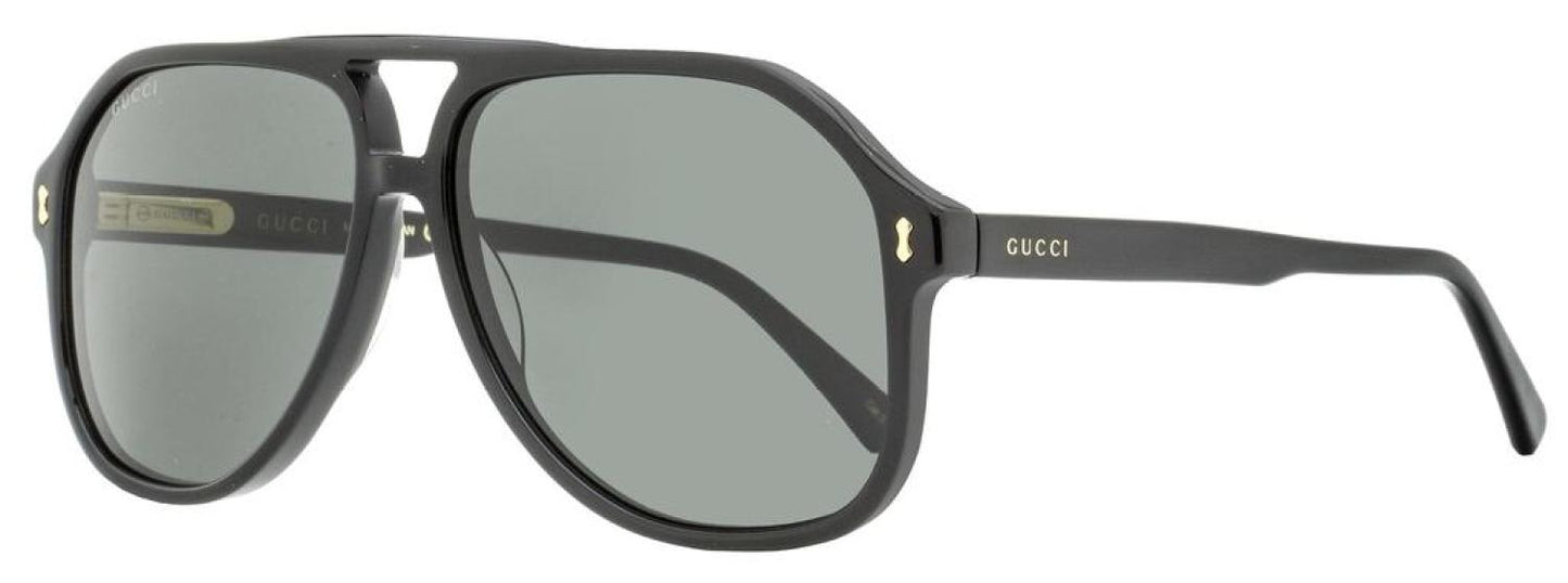 Gucci Men's Pilot Sunglasses GG1042S 001 Black 60mm