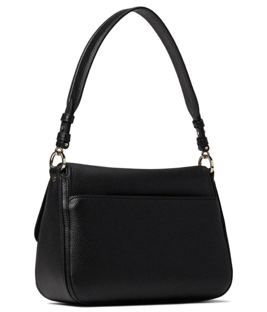 New Core Pebble Pebbled Leather Medium Convertible Flap Shoulder Bag