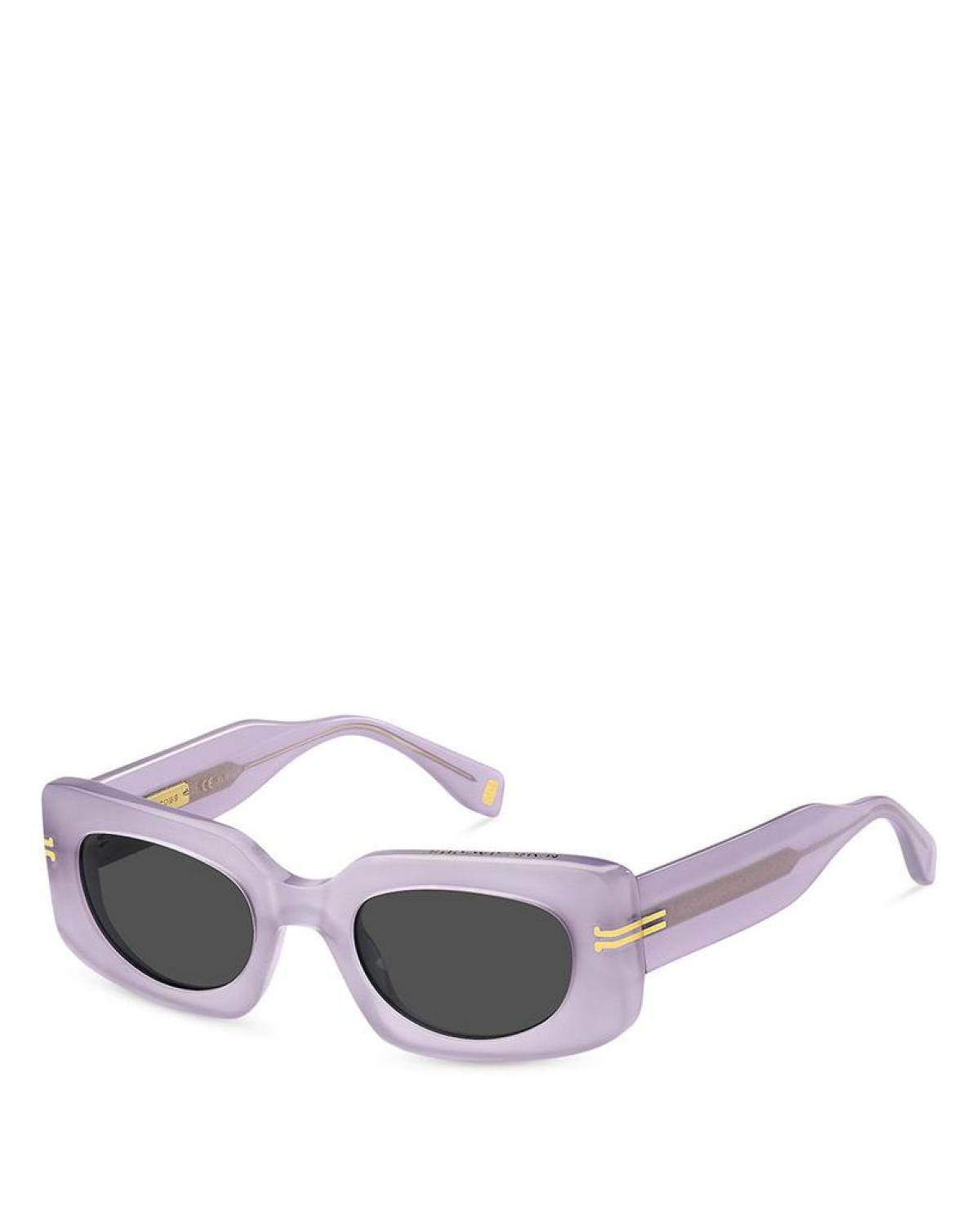 Icon Rectangular Sunglasses, 50mm