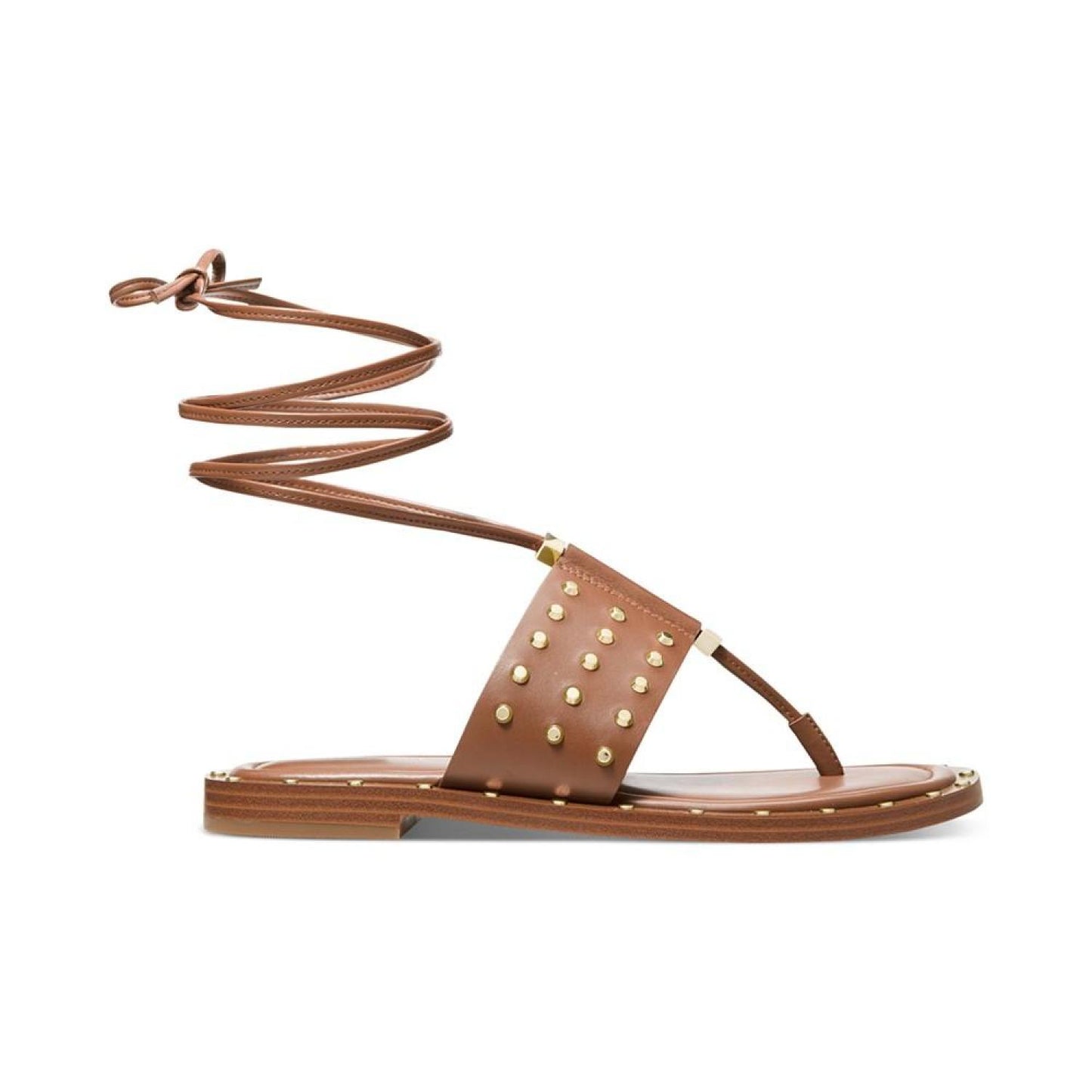 Women's Jagger Ankle-Tie Studded Flat Sandals
