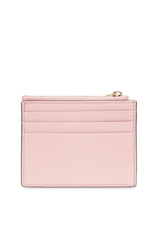 Furla Logo Plaque Zip-Up Card Holder
