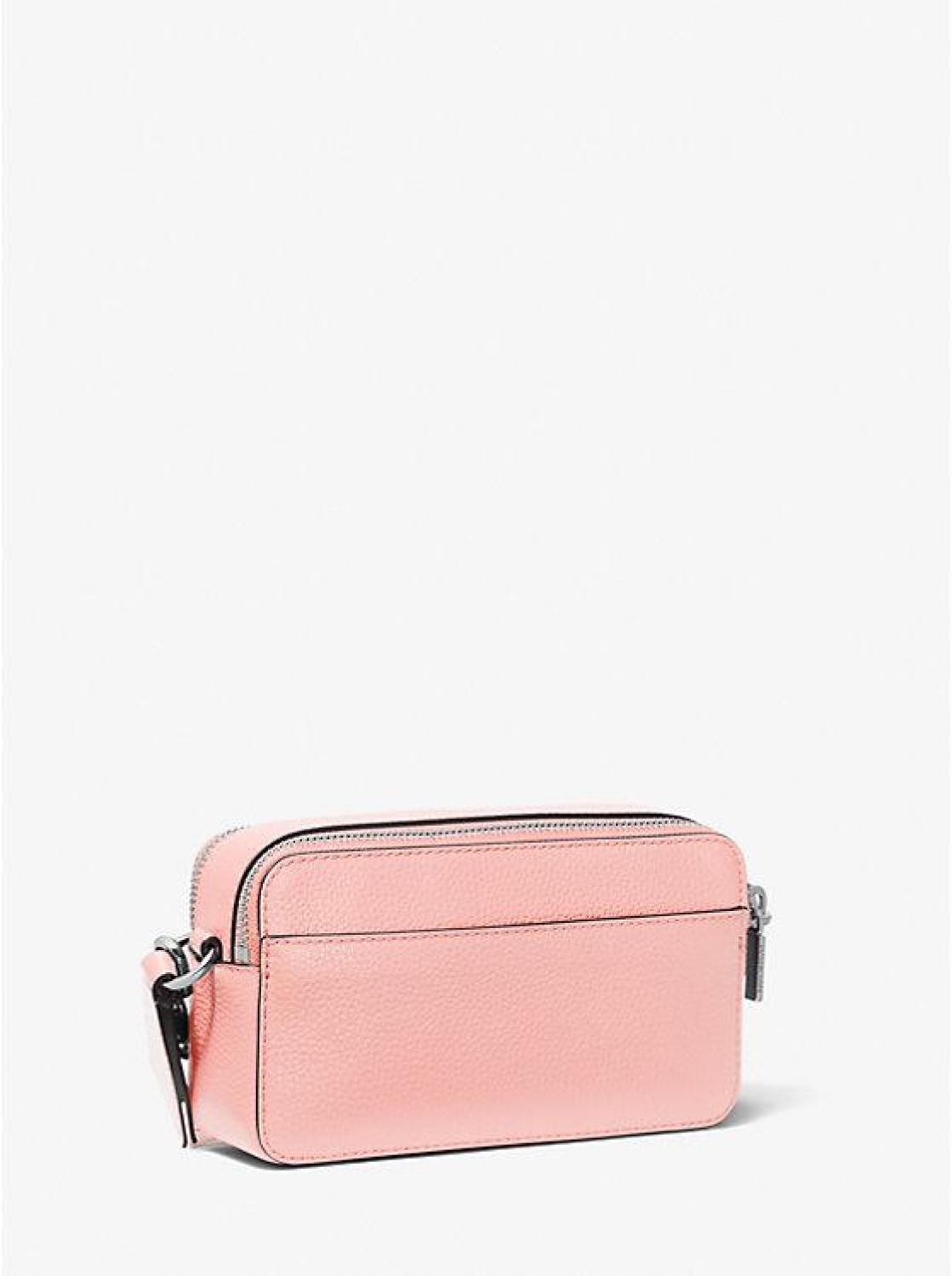 Jet Set Small Pebbled Leather Double-Zip Camera Bag