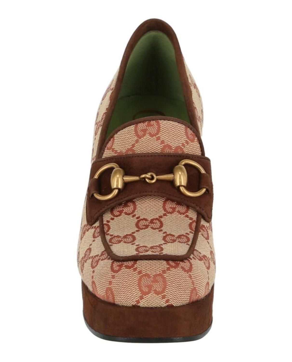 GG Monogram Platform Loafers