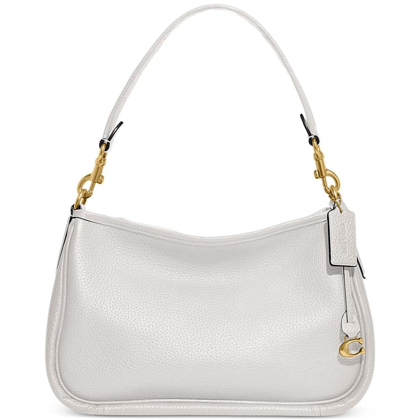 Soft Pebble Leather Cary Shoulder Bag with Convertible Straps