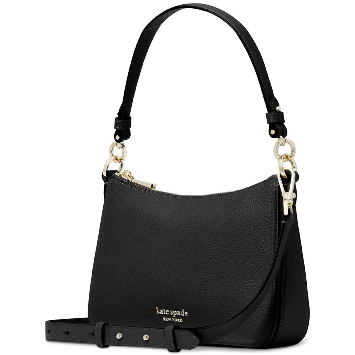Hudson Pebbled Leather Medium Convertible Crossbody