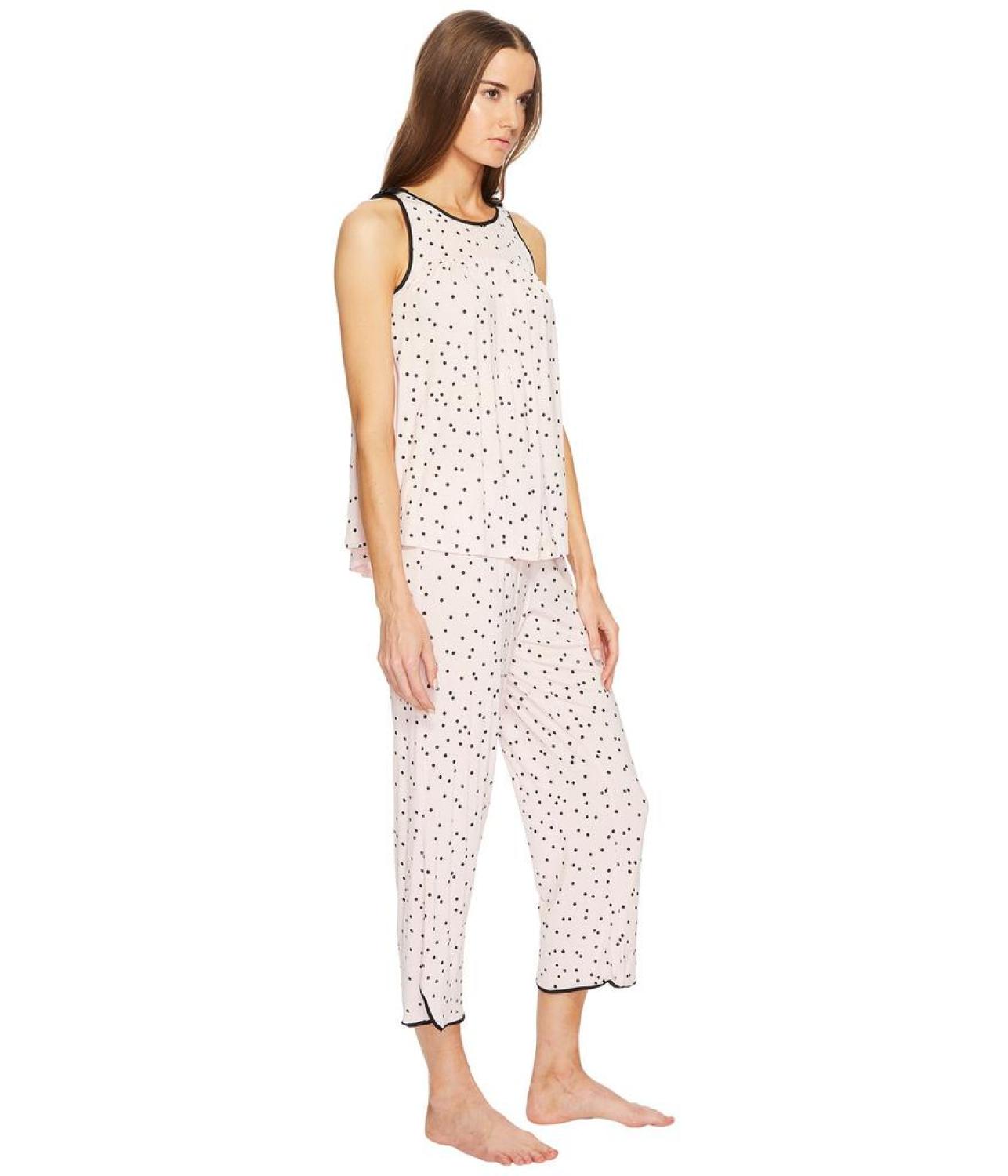 Scattered Dot Cropped PJ Set
