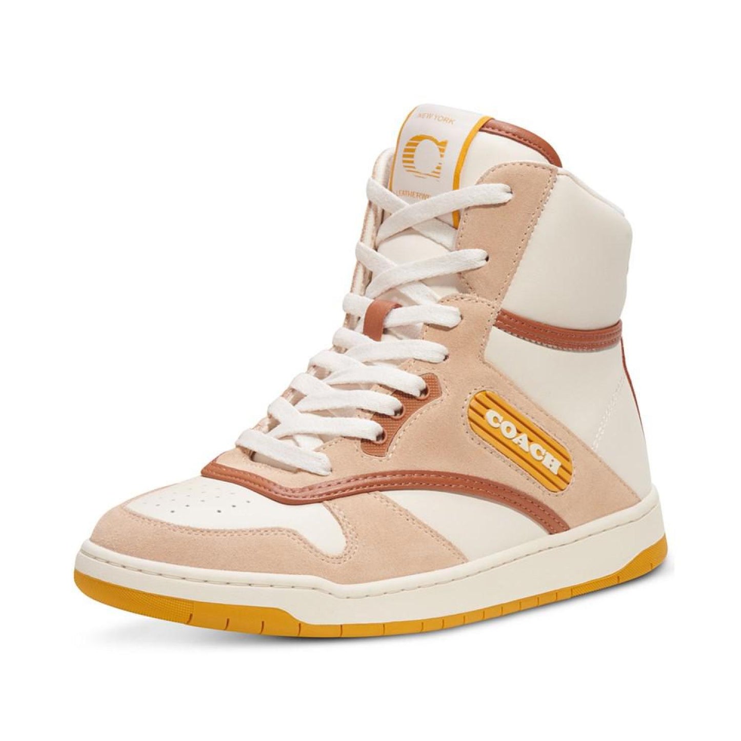 Women's C Puffy Lace Up High Top Sneakers