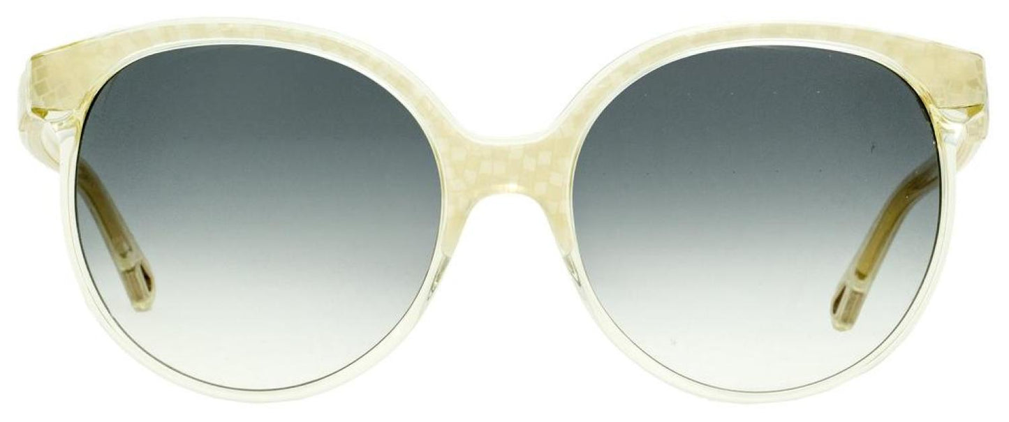 Chloe Women's Oval Sunglasses CE733S 109 Pearl/Champagne 59mm