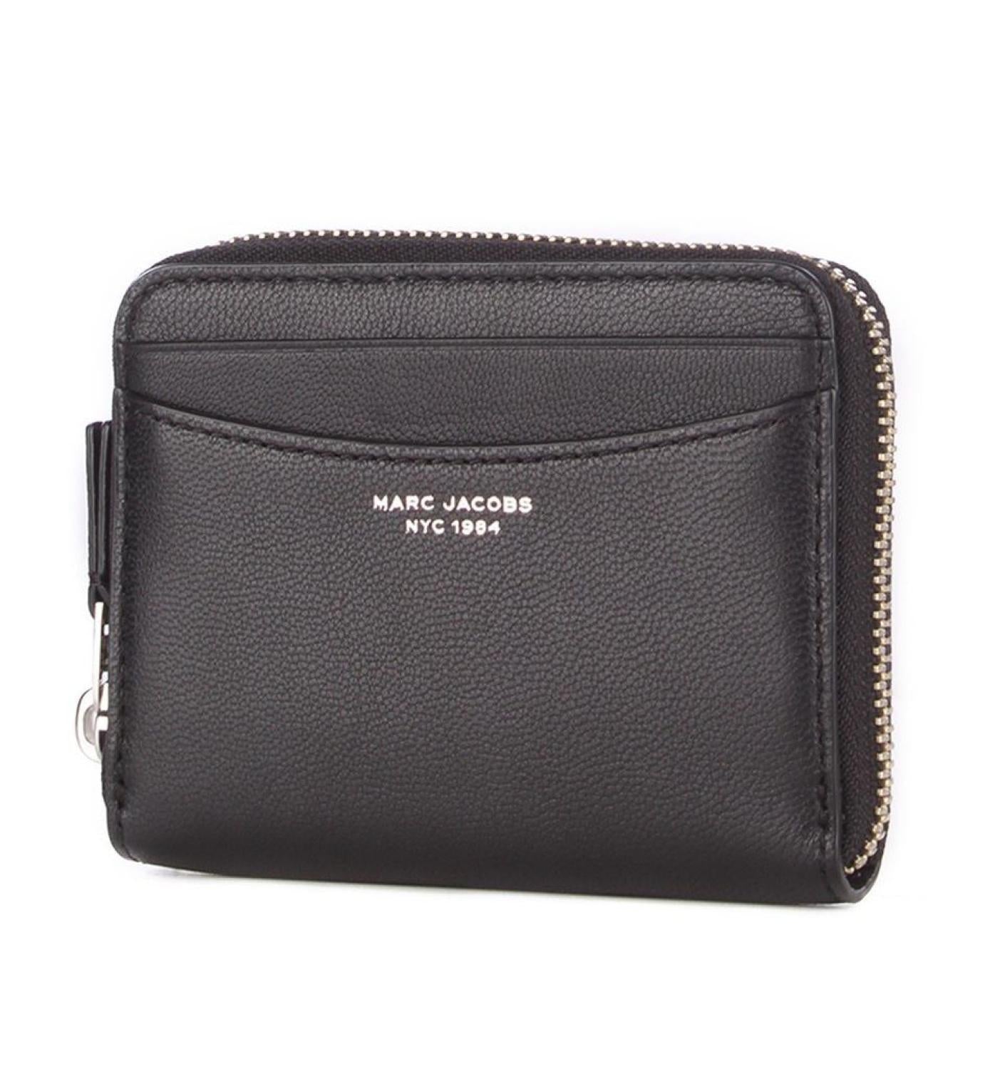 Marc Jacobs The Slim Logo Printed Wallet