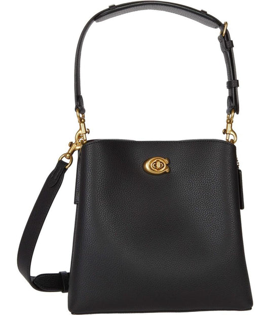 Polished Pebble Leather Willow Bucket