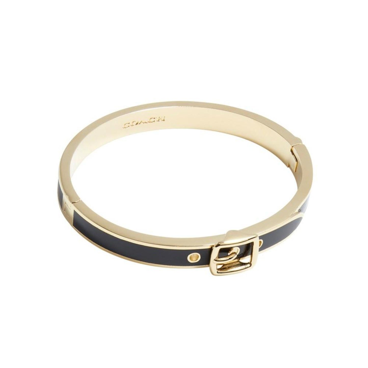 Enamel Buckle Bangle Bracelet