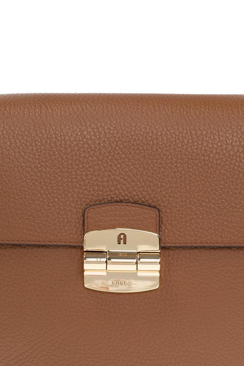 Furla Club 2 Logo Engraved Crossbody Bag