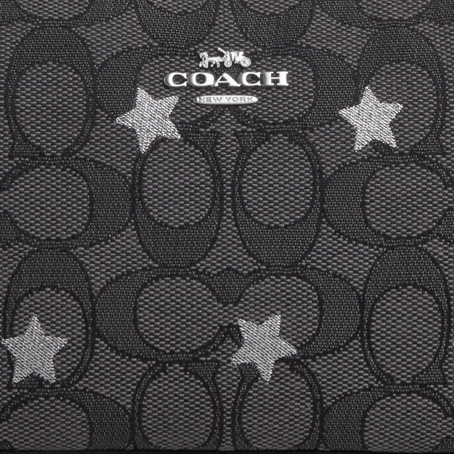 Coach Outlet Nolita 19 In Signature Jacquard With Star Embroidery