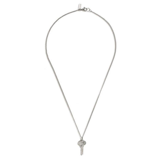 Men's Sterling Silver Signature Key Pendant Necklace