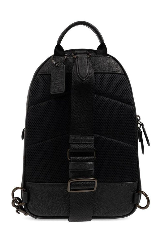 Coach Charter Logo Plaque Backpack