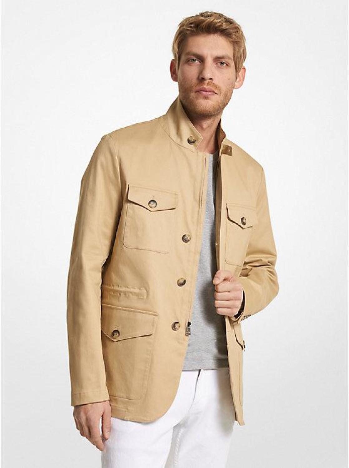 Stretch Cotton Field Jacket