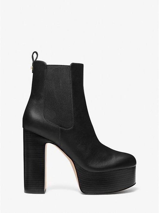 Natasha Leather Platform Boot
