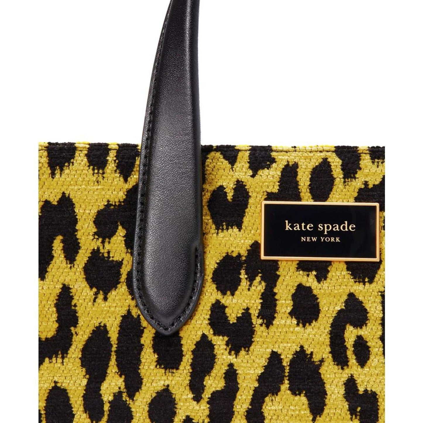 Manhattan Modern Leopard Chenille Small Tote