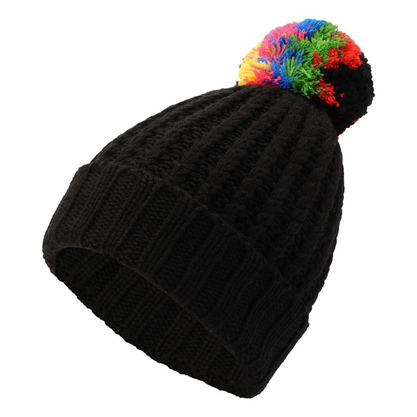 Women's Marble Cable-Knit Beanie