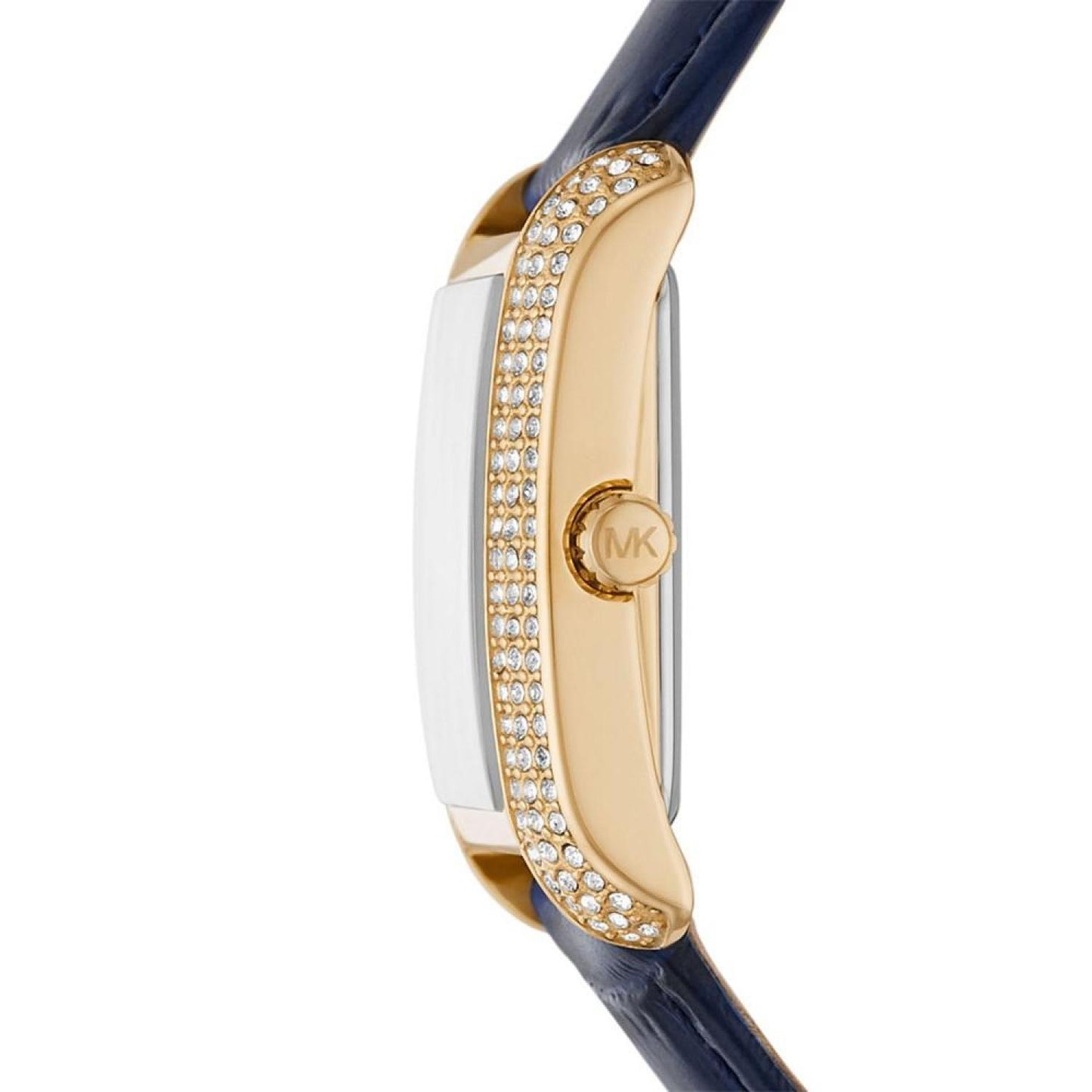 Women's Emery Three-Hand Navy Genuine Leather Watch 33mm x 27mm