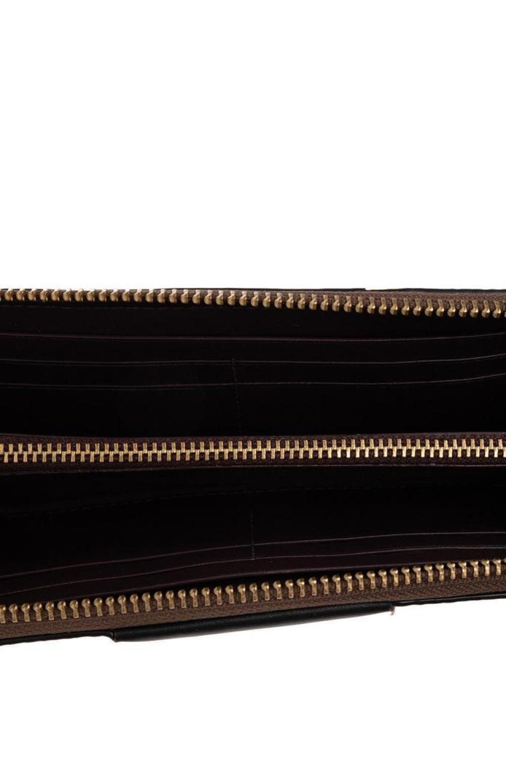 Coach Monogrammed Zip-Around Wallet