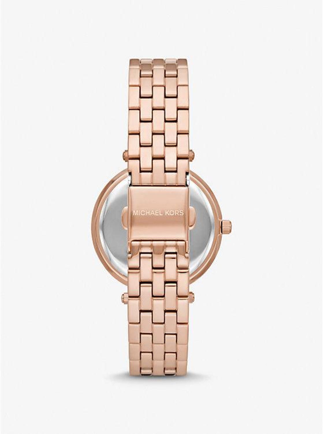 Mini Darci Pavé Rose Gold-Tone Watch