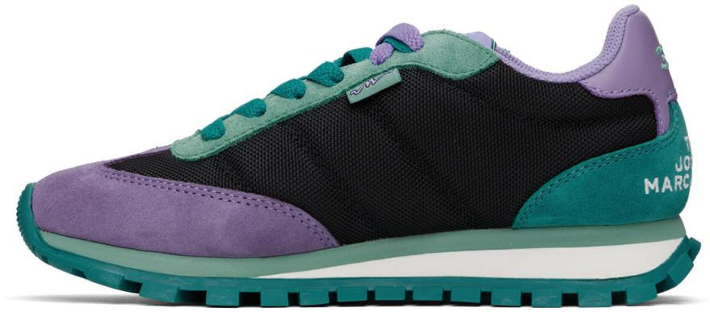Purple & Green 'The Jogger' Sneakers