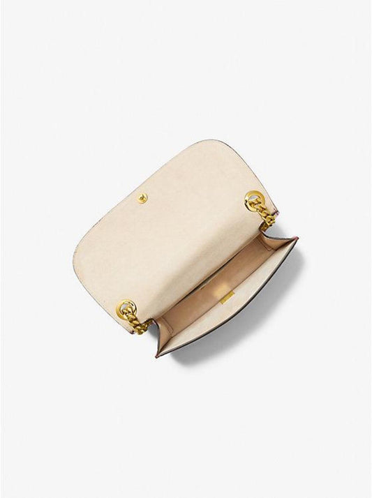 Christie Mini Crocodile Embossed Leather Envelope Bag