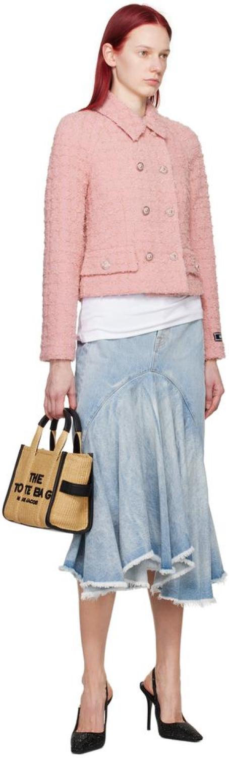 Beige 'The Woven Small' Tote
