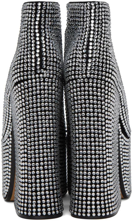 Black 'The Rhinestone Kiki' Heels