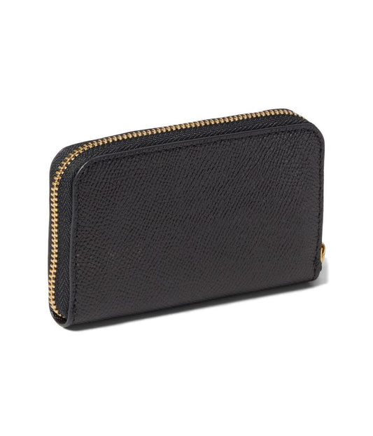 Cross Grain Leather Small Zip Around Card Case