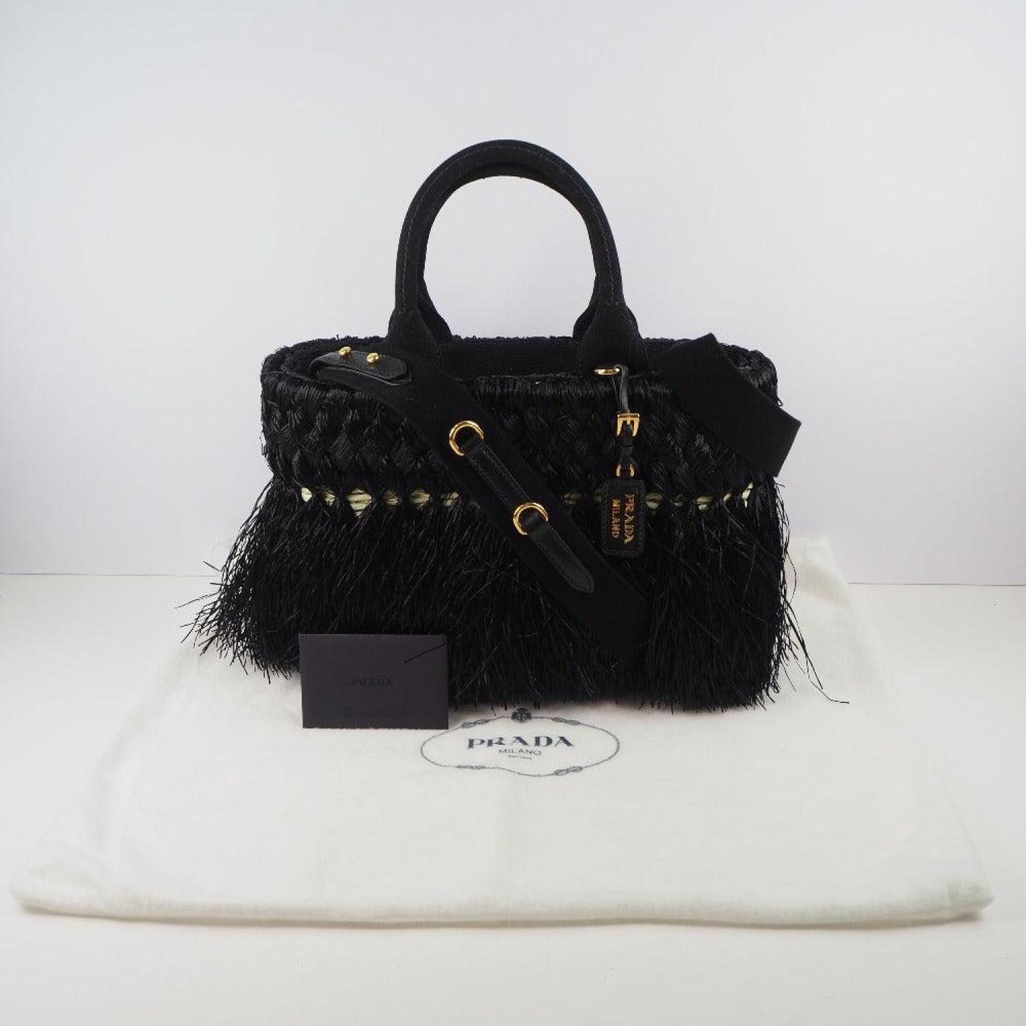Prada Canvas Handbag (Pre-Owned)