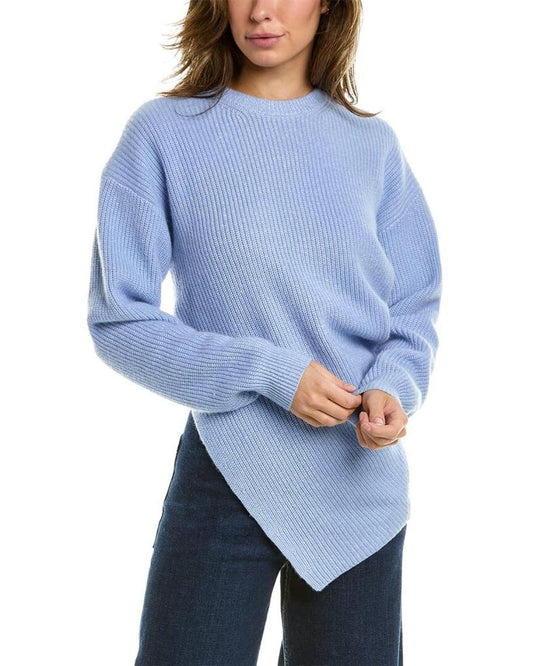Michael Kors Twisted Shaker Cashmere & Linen-Blend Sweater