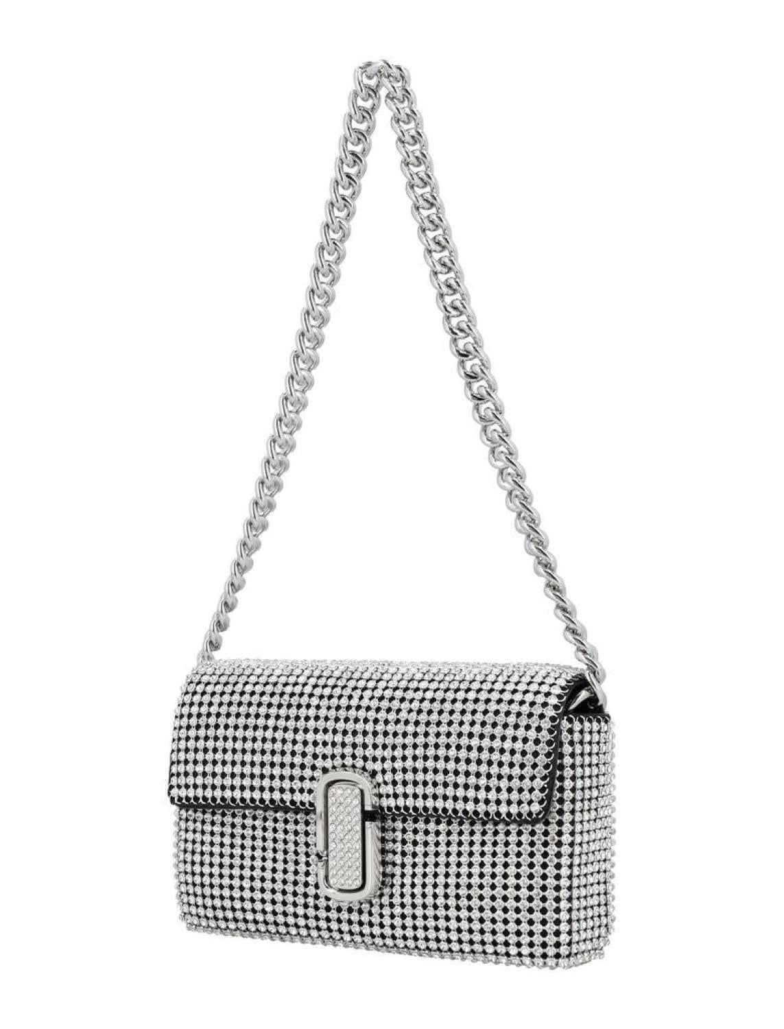 Marc Jacobs Embellished The Mini Soft Shoulder Bag