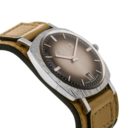 Gucci Light Stainless Steel Quartz Women's Watch YA152403