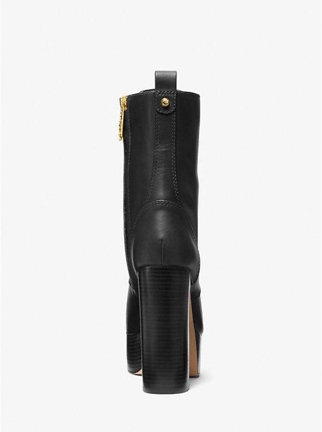 Natasha Leather Platform Boot