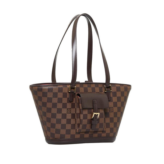 Louis Vuitton Damier Ebene Manosque PM Canvas Tote Bag (Pre-Owned)