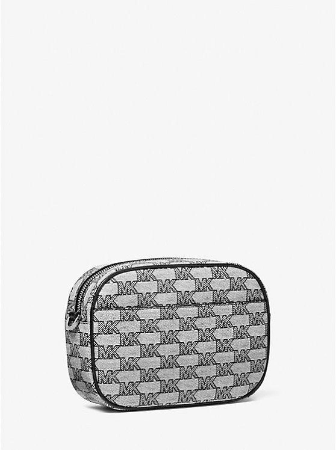Jet Set Travel Medium Logo Stripe Crossbody Bag