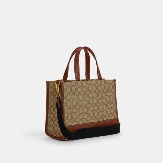 Coach Outlet Disney X Coach Dempsey Carryall In Signature Jacquard With Mickey Mouse Print