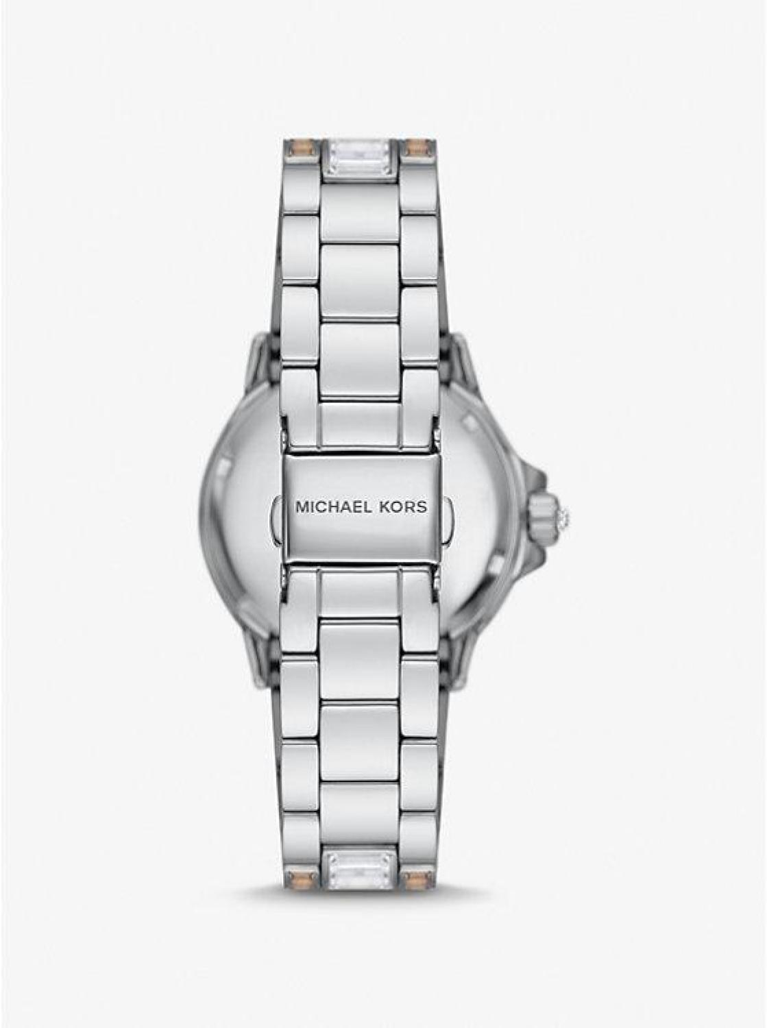 Limited-Edition Mini Everest Two-Tone Pavé Silver-Tone Watch